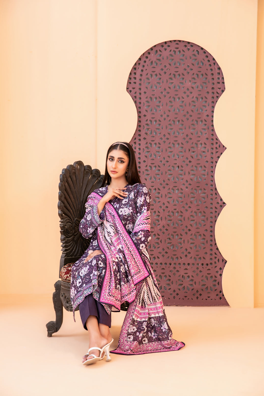 Roshni Premium Khaddar | Stitched 3-Piece Suit