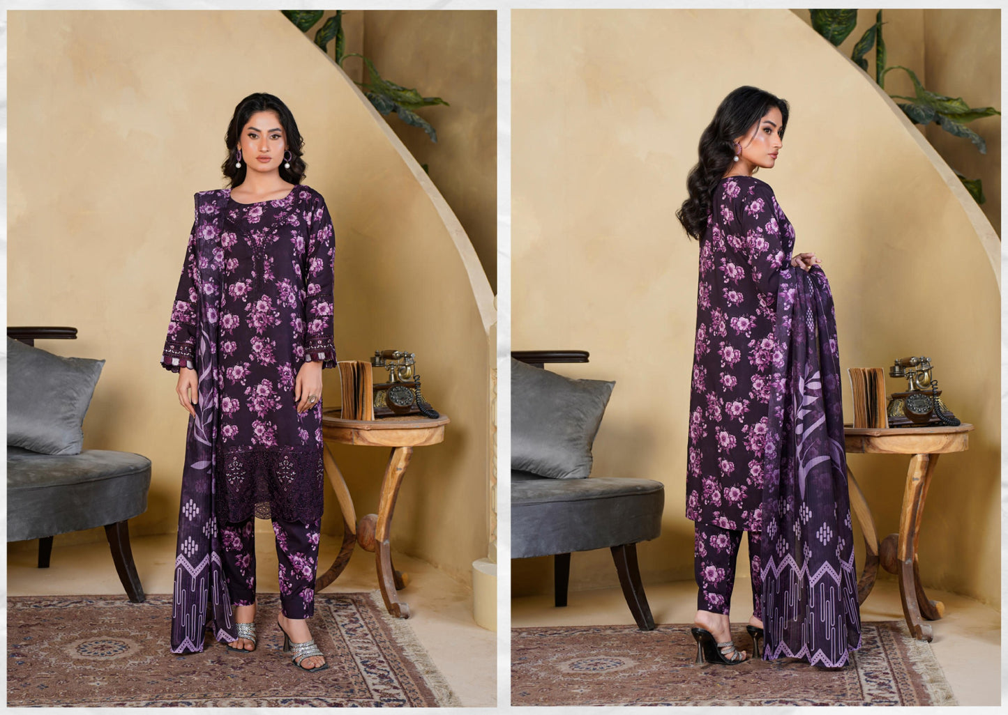 Husn-o-Naaz | Luxury Staple Suit D/01