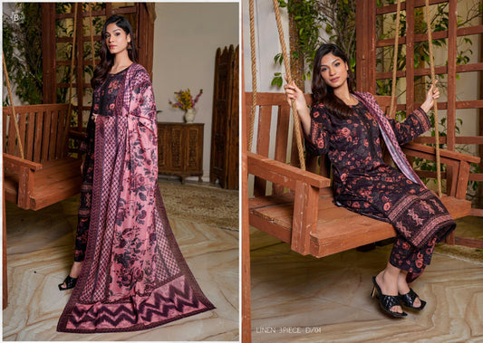 Husn-o-Naaz | Luxury Staple Suit D/04