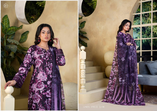 Husn-o-Naaz | Luxury Staple Suit D/06
