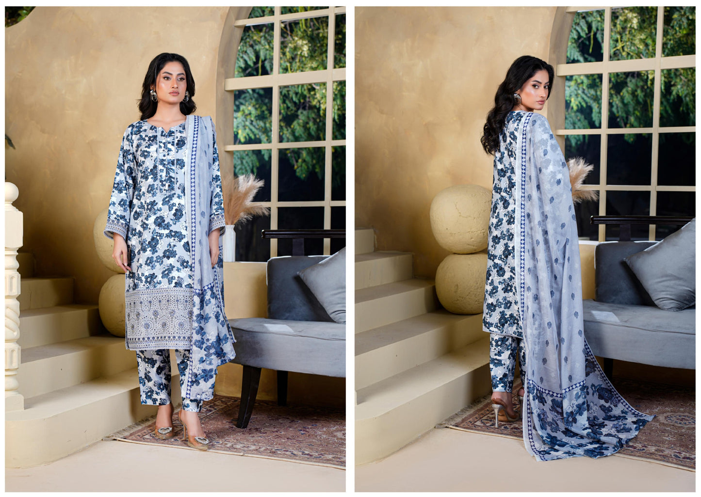 Husn-o-Naaz | Luxury Staple Suit D/05