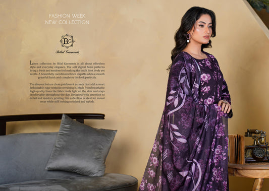 Husn-o-Naaz | Luxury Staple Suit D/01