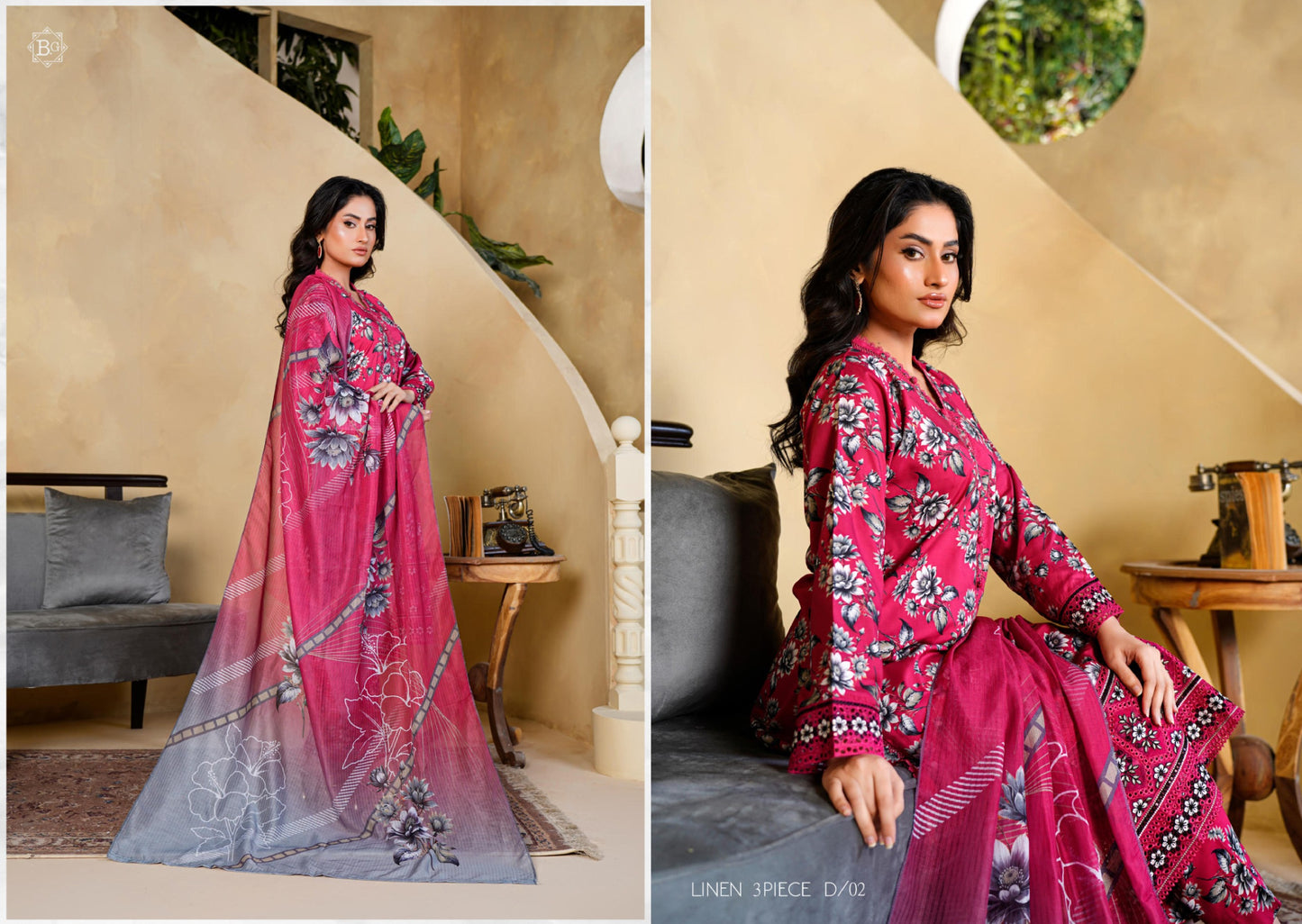 Husn-o-Naaz | Luxury Staple Suit D/02