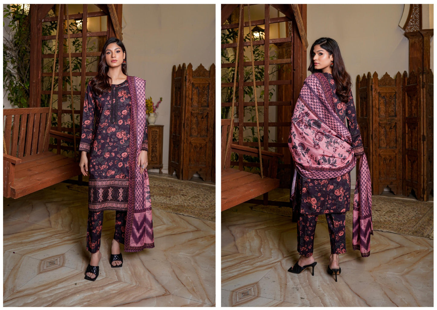 Husn-o-Naaz | Luxury Staple Suit D/04
