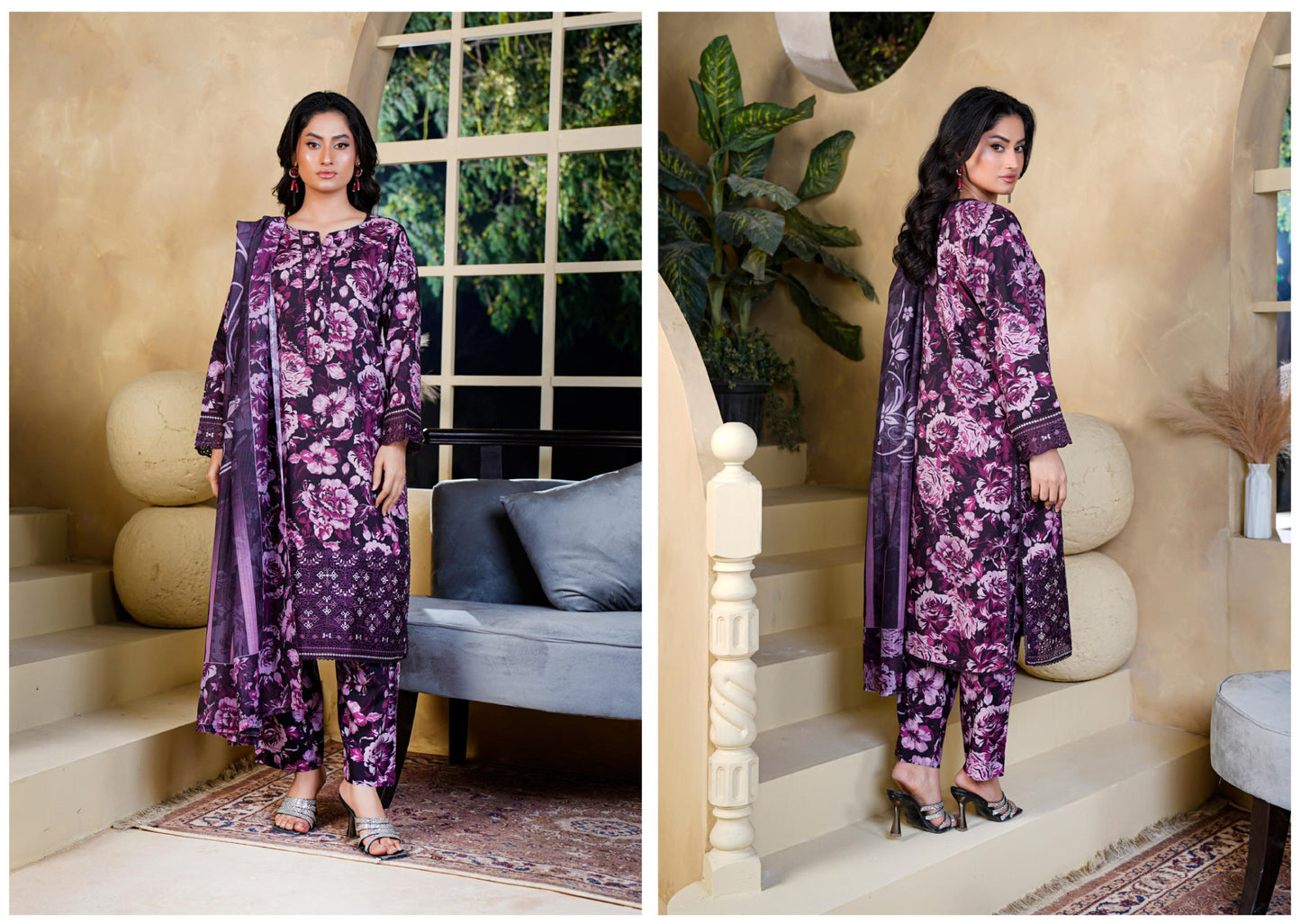 Husn-o-Naaz | Luxury Staple Suit D/06